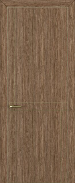 Квалитет K20 ALU Gold Орех шоколад Без наличника Скрытый Reverse