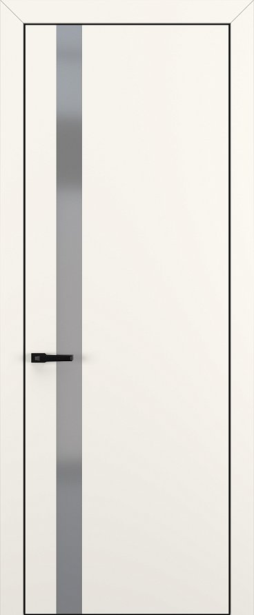 Квалитет K2 ALU Black Молочный матовый Без наличника Скрытый Reverse