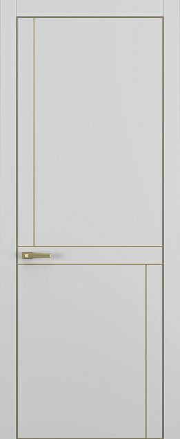 Квалитет K20 ALU Gold Серый матовый Без наличника Скрытый Reverse