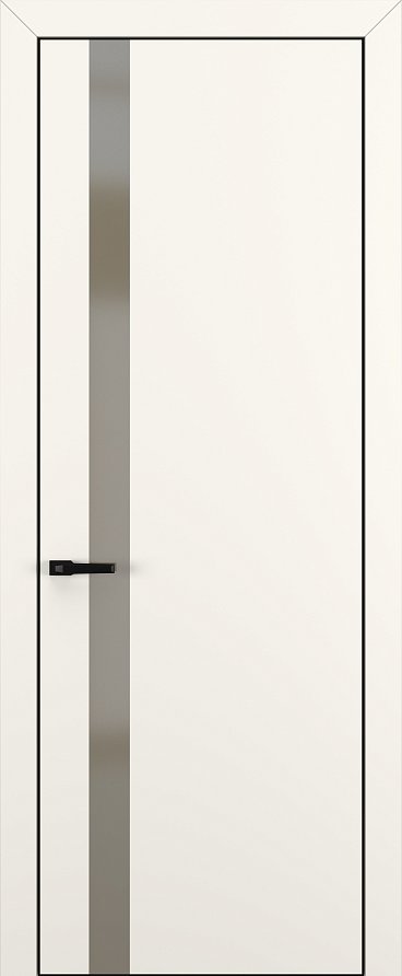 Квалитет K2 ALU Black Молочный матовый Без наличника Скрытый Reverse